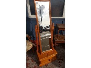 bevelled swing mirror,