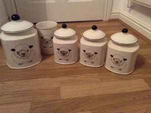 ceramic kitchen canisters