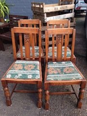 vintage dining chairs