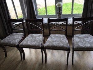 vintage dining chairs