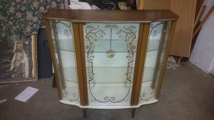 glass display cabinet