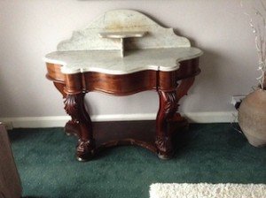 mahogany washstand