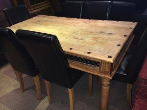 rectangular dining table