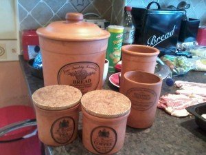 kitchen storage jars