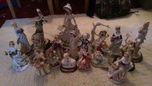 figurines of ladies