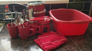 red kitchen accessories