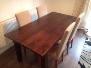 rectangular dining table