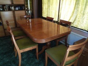 vintage dining table