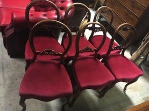 walnut dining chairs