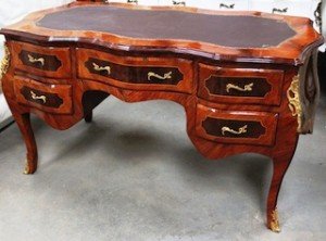 carved desk