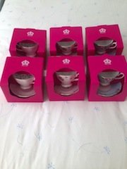teacups and saucers